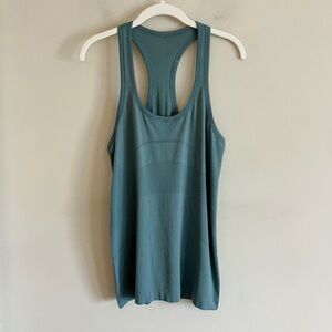 Lululemon Swiftly Tech Racerback Tank Top Shirt Tidewater Teal Green